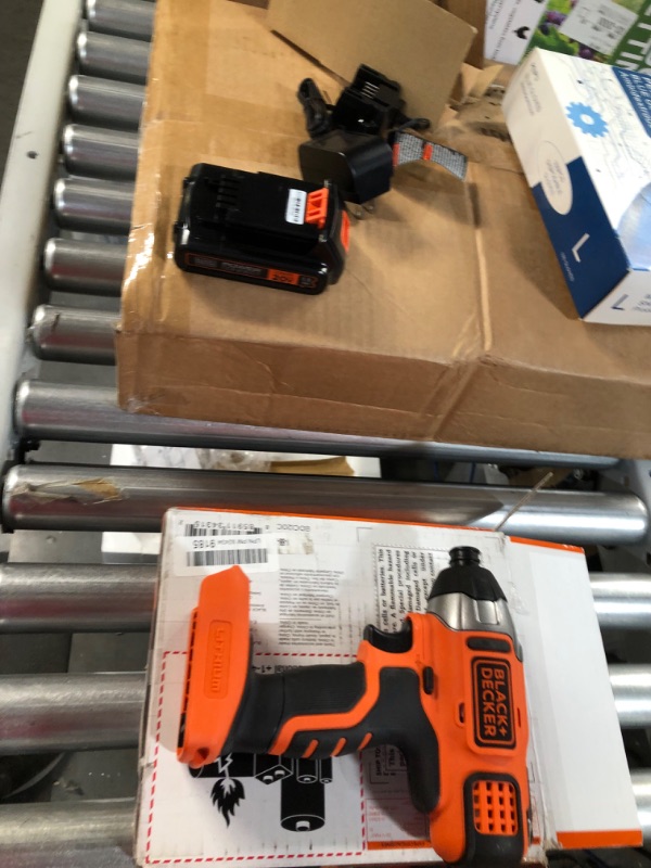 Photo 2 of **LIGHT TURNS ON BUT MOTOR DOESN'T**
BLACK+DECKER 20V MAX* POWERCONNECT 1/4 in. Cordless Impact Driver Kit (BDCI20C) Impact Driver Kit Only