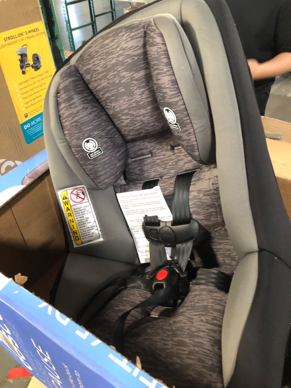 Photo 4 of Cosco Mighty Fit 65 DX Convertible Car Seat (Heather Onyx Gray)