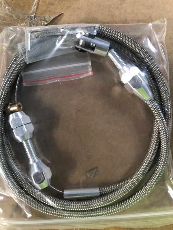 Photo 3 of RJSPHH ls throttle cable kit 36 inch Stainless Steel Braided **LOOKS BRAND NEW**