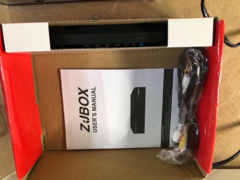 Photo 3 of Digital TV Converter Box, ATSC Cabal Box - ZJBOX **LOOKS BRAND NEW** *TURNS ON*