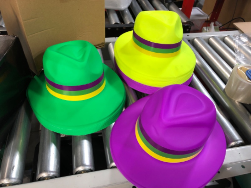 Photo 2 of  Mardi Gras Hats Bulk Plastic Mardi Gras Hats Mardi Gras Party Favors