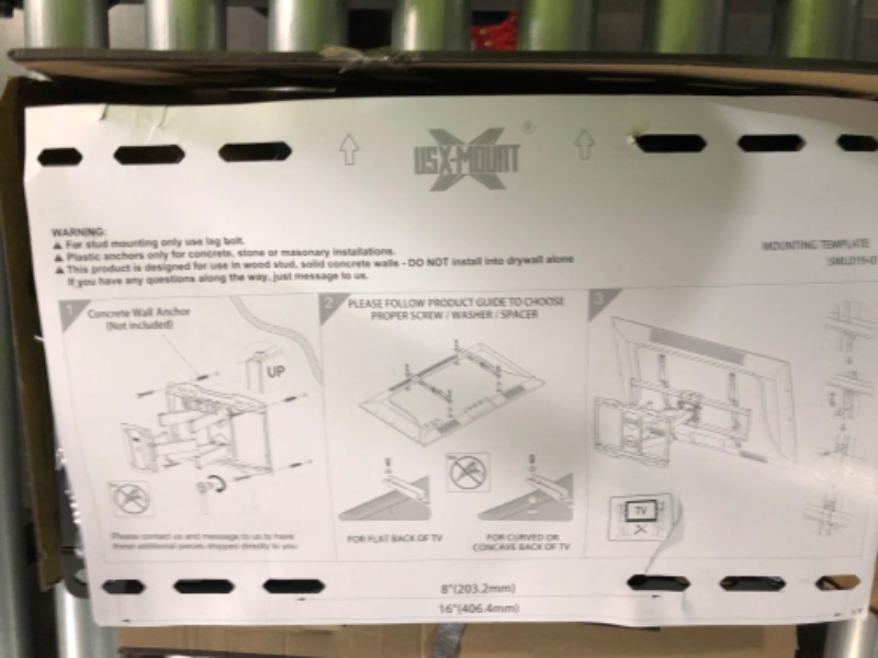 Photo 3 of *MISSING HARDWARE* Full Motion TV Mount, 37-75 inch 