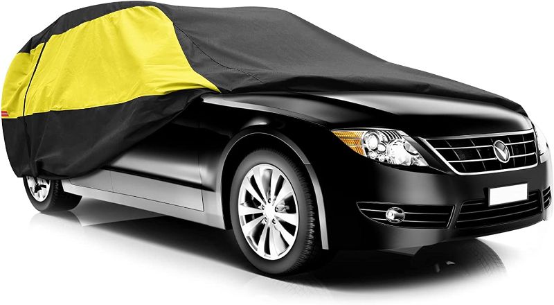 Photo 1 of Sedan Car Cover Waterproof All Weather for UV Protection, Universal Fit Sedan Length Up To 180 inch - Polyester