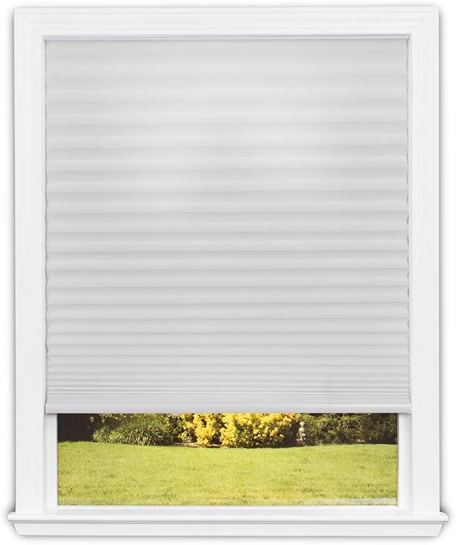 Photo 1 of  Light Filtering Fabric Shade White, 30 in x 64 in