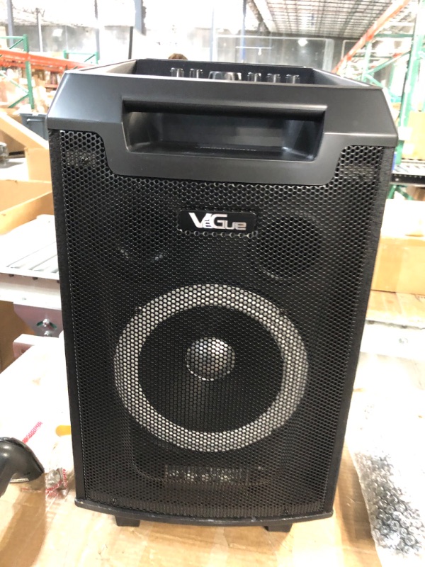 Photo 6 of **PARTS ONLY**
VeGue Karaoke Machine, Bluetooth Speaker PA System for Adults & Kids with 2 Wireless Microphones, 8'' Subwoofer, Wireless Singing Machine for Christmas Party, Wedding, Gathering(VS-0866)