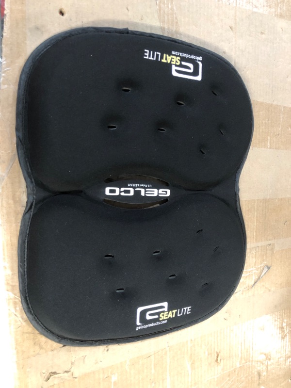 Photo 2 of GSeat CLASSIC Gel and Foam Seat Cushion - Long Lasting (Black)