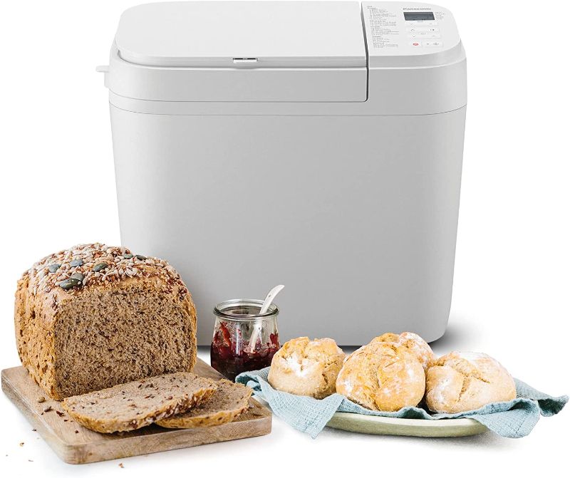 Photo 2 of Amazon Basics 2 Pound Non-Stick Bread Making Machine, White