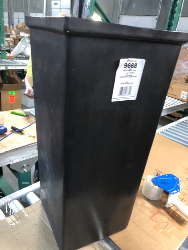 Photo 1 of Safco Products 9668 Plastic Liner for 21-Gallon Waste Receptacles, Sold Separately, Black