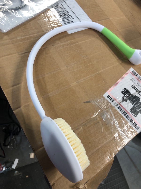 Photo 1 of Fanwer Back Bath Brush with U-Shaped Long Handle, 27.5” Shower Body Brush with Curved Handle, Back Scrubber for Elderly, Disabled, Limited Mobility, Post-Surgery, Frozen Shoulder,Men and Women