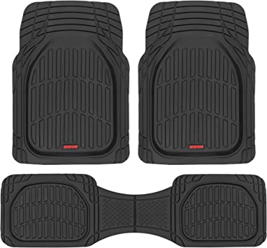 Photo 2 of Motor Trend Heavy Duty Utility Cargo Liner, Floor Mats, Car Truck SUV, Trimmable to Fit,  Black