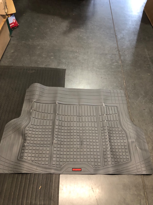 Photo 2 of Motor Trend Premium FlexTough All-Protection Cargo Liner Trunk Mat - Gray, Size: 54" L x 37" W