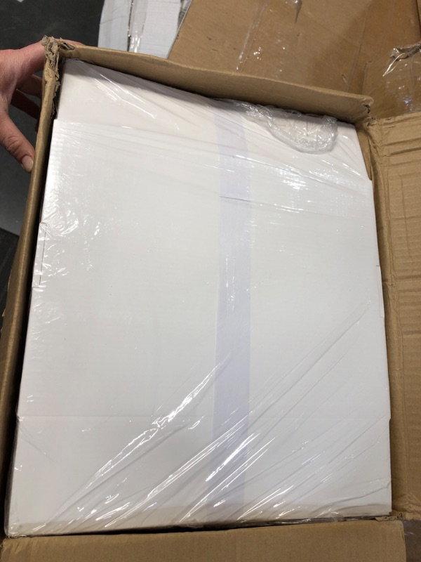 Photo 2 of  12x9x3, HERKKA 20 PACK White Corrugated Cardboard Mailer Boxes, Medium 