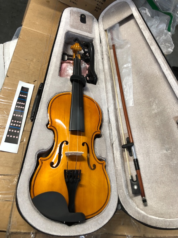 Photo 2 of (needs to be restrung) DEBEIJIN Handcrafted Beginner Violin - Premium 1/2 Violin 