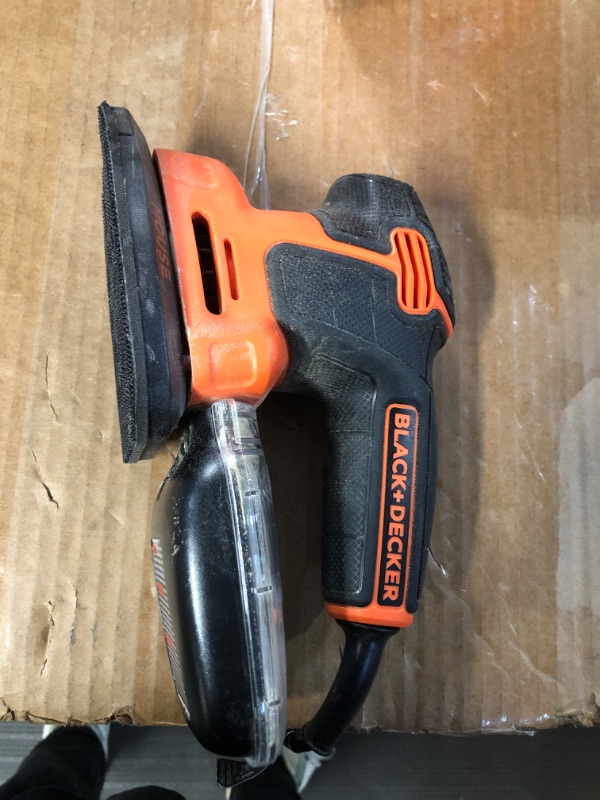 Photo 2 of (READ NOTES) BLACK+DECKER MOUSE 1.2 Amp Electric Detail Sander (BDEMS600)