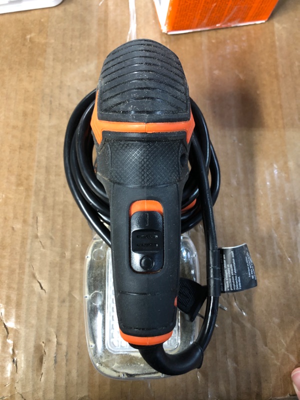 Photo 4 of (READ NOTES) BLACK+DECKER MOUSE 1.2 Amp Electric Detail Sander (BDEMS600)