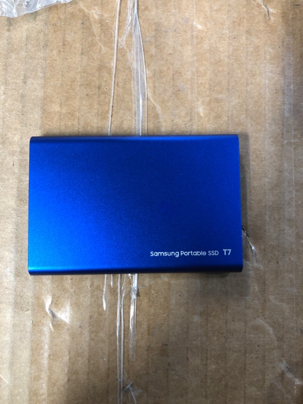 Photo 3 of SAMSUNG T7 1TB, Portable SSD, up to 1050MB/s, USB 3.2 Gen2, Blue1 TB