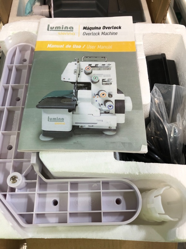 Photo 1 of *OPEN BOX*
Lumina Sienna, 3-4 Thread Serger 