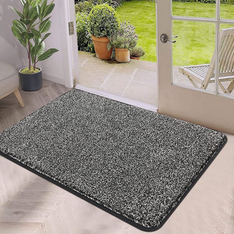 Photo 1 of *DIRTY* HEBE Indoor Doormat Front Door Mat Non Slip Rubber Backing Absorbent 