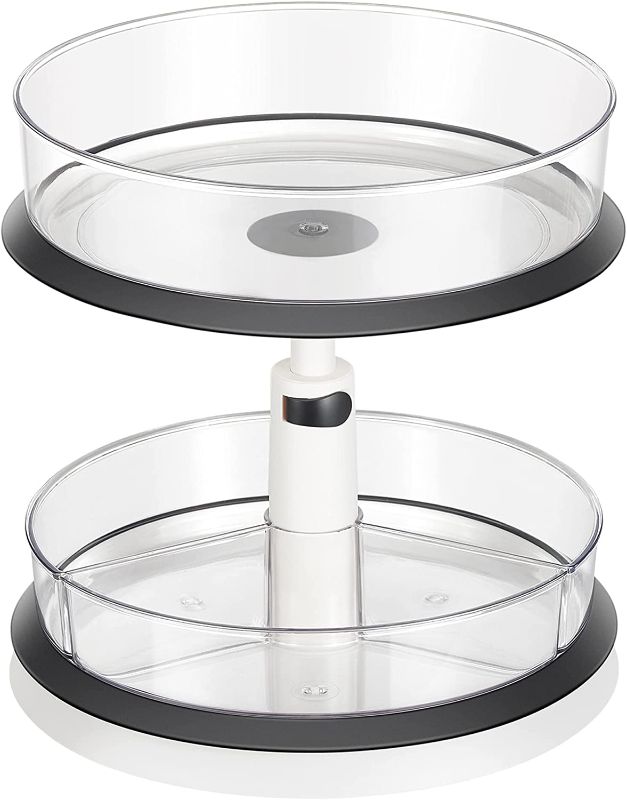 Photo 1 of *BRAND NEW* Kootek 2 Tier Lazy Susan Organizer, 11 Inches Height Adjustable Rotating Turntabl