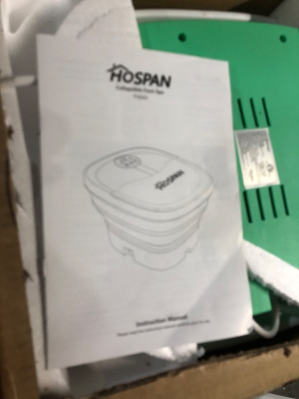 Photo 2 of HOSPAN (2022.8 Upgrade Collapsible Foot Spa Electric Rotary Massage, Foot Bath with Heat, 