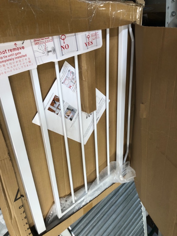Photo 1 of Extra Tall Baby Gate Stand 38.4" Tall 26.77"-29.53" Wide - Walk Through Dog Gate for Small 