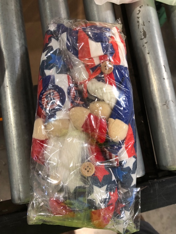 Photo 2 of Ameter 2 Pack 4th of July Patriotic Gnome Decorations Swedish Tomte Gnome Elf American Flag Patriotic Decorations for Memorial Day Gnomes, American Independence Day Holiday Decor