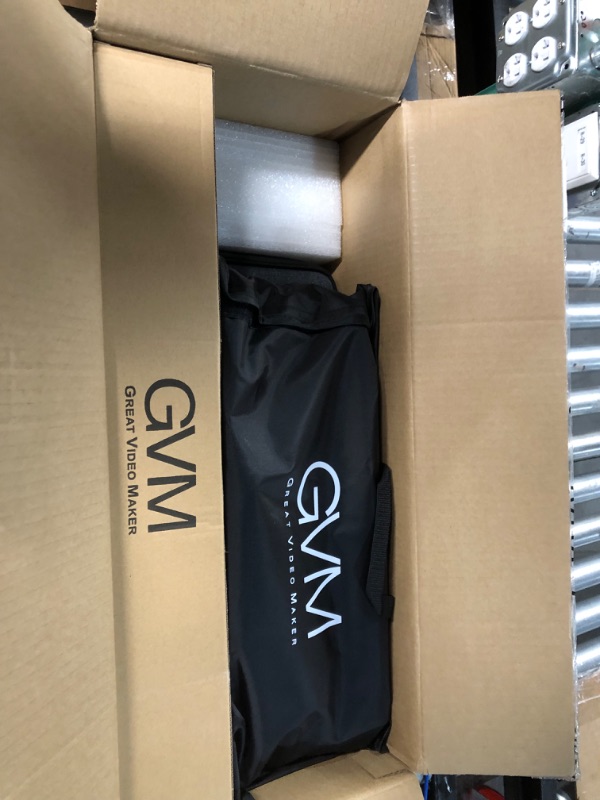 Photo 1 of Bi-Color LED Video Light, GVM 200W Photography Lighting with Bowens Mount, Continuous LED Lighting Dimmable 3200K-5600K, CRI97+, APP Control System, YouTube, Portrait Studio Lighting Kit with Softbox 10.63*8.86*4.88