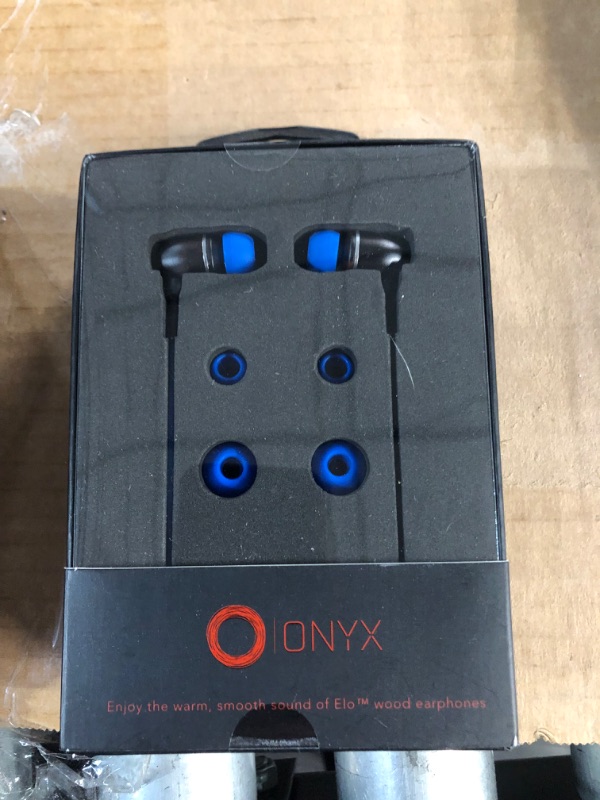 Photo 2 of Onyx Genuine Wood Wired in-Ear Headphones 