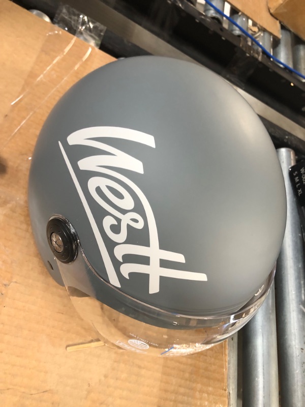 Photo 1 of Westt Classic – Vintage Open Face Motorcycle and Scooter Helmet Size M 