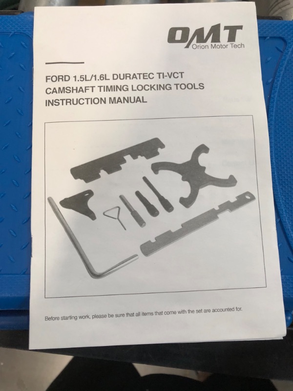 Photo 4 of OMT Engine Timing Tool Kit, Crankshaft and Camshaft Timing Belt Locking Alignment Tool Set Compatible with Ford Focus Escape Transit Volvo S60 S80 V60 V70 More for 1.5L 1.6L VCT Engines
