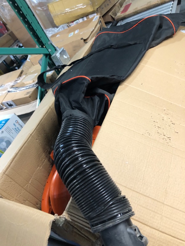 Photo 1 of ***NON-FUNCTIONAL*** BLACK+DECKER 3-in-1 Electric Leaf Blower, Leaf Vacuum, Mulcher (BEBL7000)