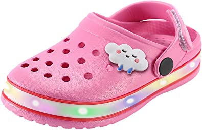 Photo 1 of XPKWS Kids Clogs Boys Girls Garden Shoes Pink