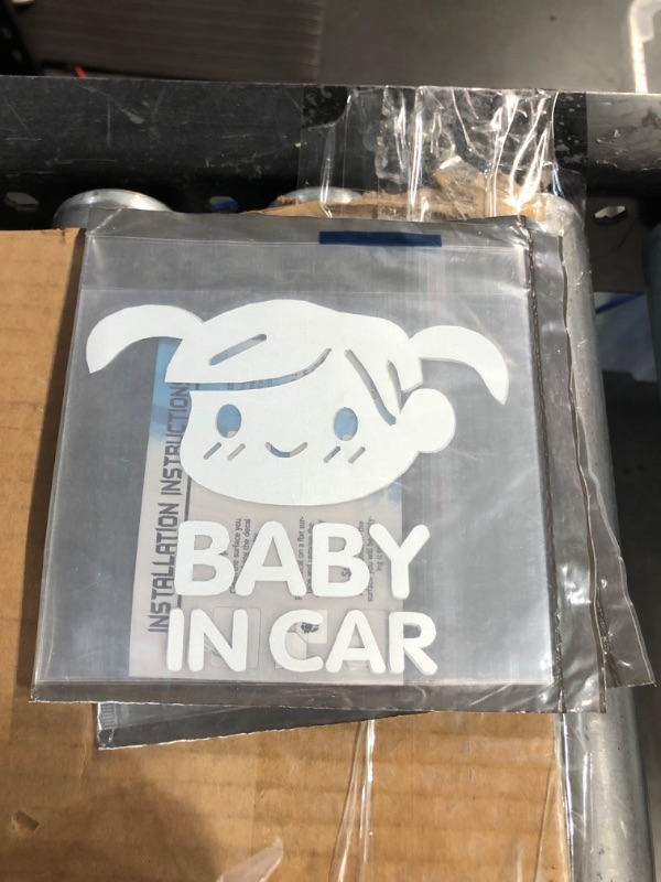 Photo 1 of BABY IN CAR STICKERS 2 PACK 