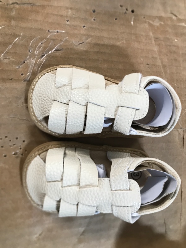 Photo 2 of Baby Girl Boy Sandals, Premium Soft Anti-Slip Sole Infant Baby Sandals Summer Casual Beach