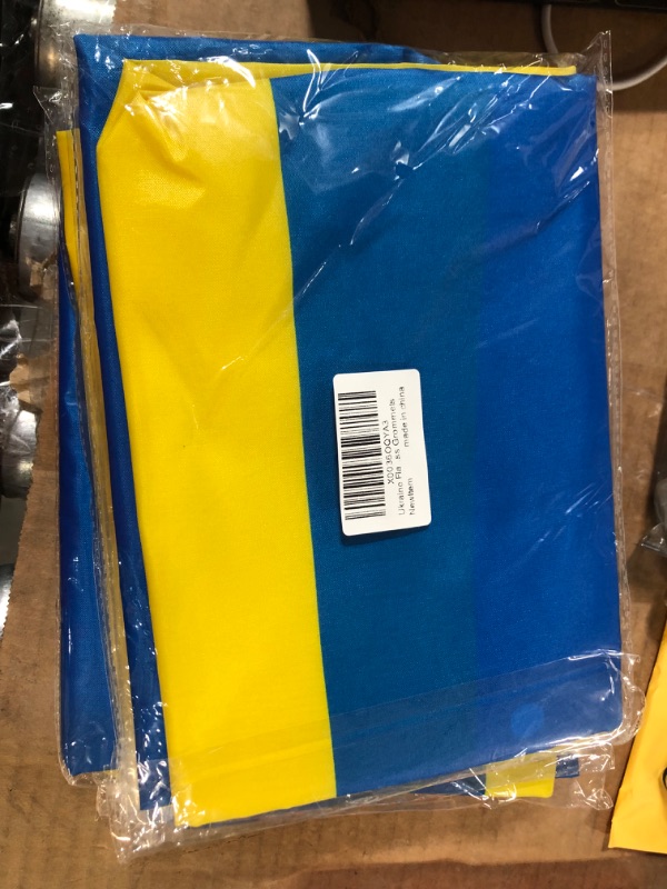 Photo 2 of  Ukrainian National Flag 36"L x 60"W