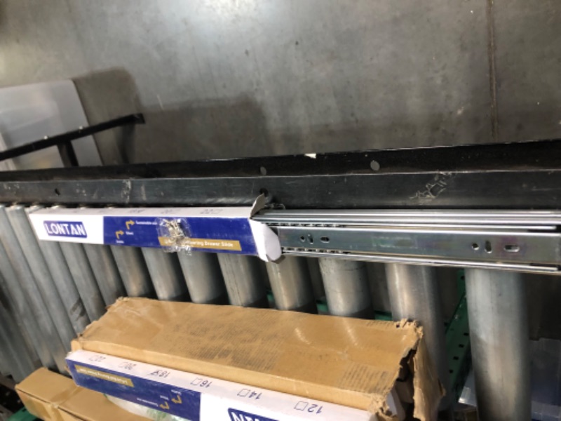 Photo 1 of 1 Pair Full Extension Drawer Slides 18 inch Heavy Duty Drawer Slides – LONTAN