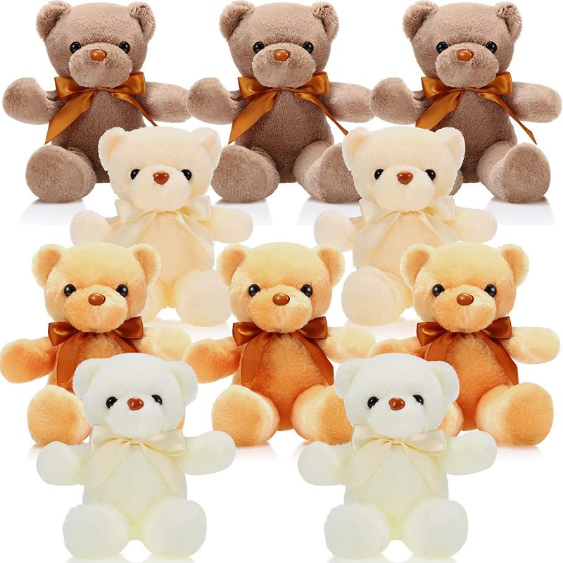 Photo 1 of 5 Pcs Bears Stuffed Animal Soft Plush Toys 12 Inches Cute Bear Small