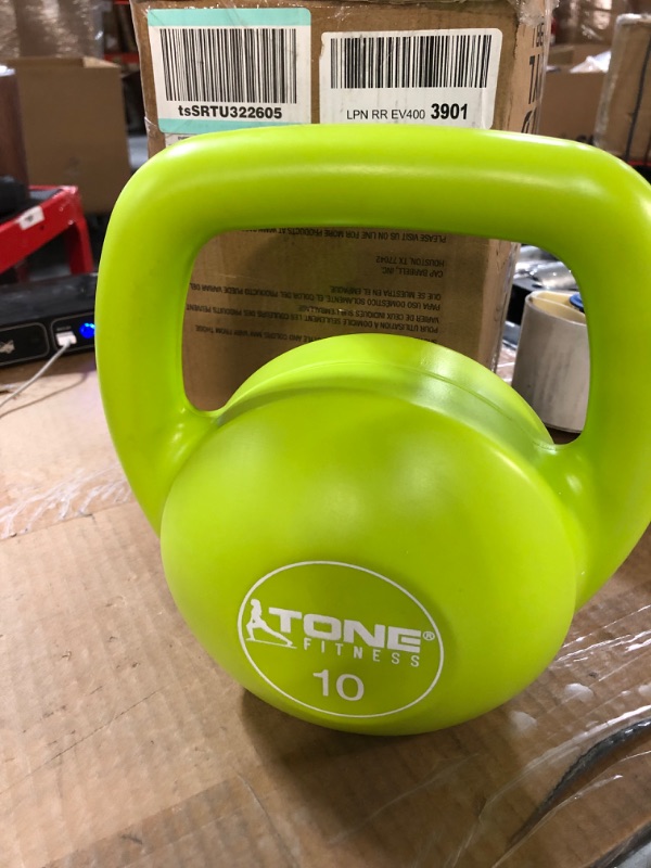 Photo 1 of  TONE FITNESS Kettlebell Weights 10 LB