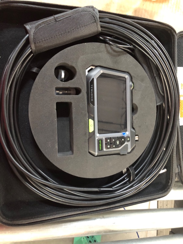 Photo 1 of 50ft Sewer Inspection Camera, Teslong Drain Pipe Endoscope Borescope