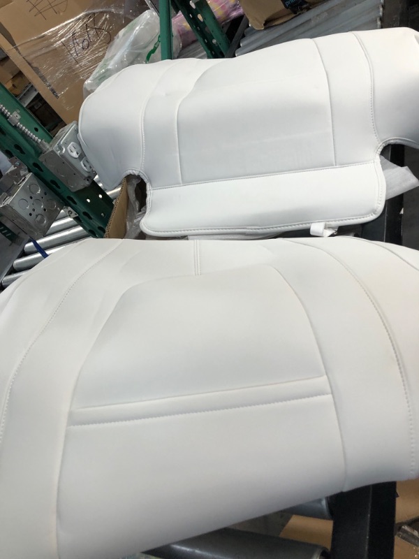 Photo 2 of Basenor Tesla Model 3 Model Y Model S Model X Leather Seat Back Kick Protectors 