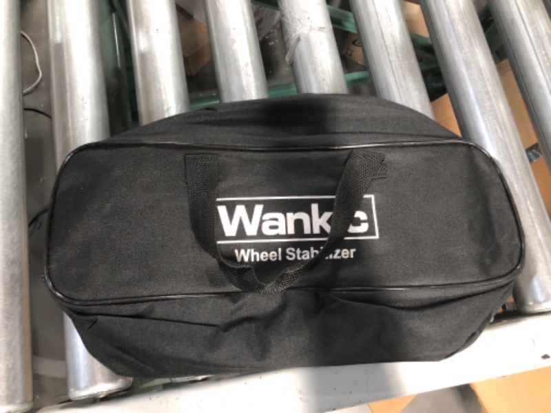 Photo 3 of Wankic Camper Wheel Chock X Shaped RV Chocks Stabilizer for Travel Trailer,Anti-Move Tire Wheel Chock with Accessories-Pair