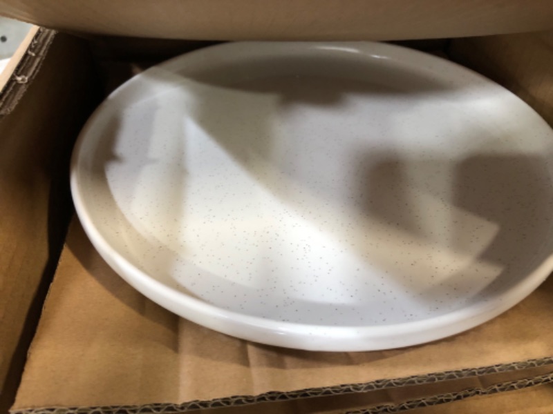 Photo 4 of (ONE BROKEN) famiware Dinner Plate, 10 inch Plates for 4