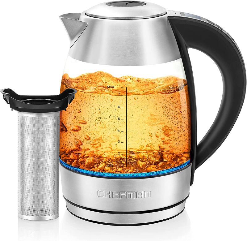 Photo 1 of Chefman 1.8L Digital Electric Glass Kettle+