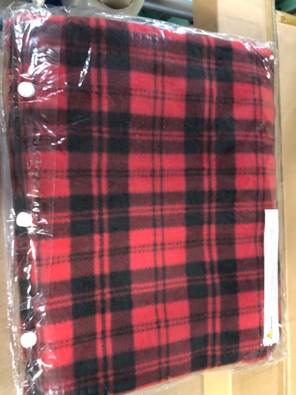 Photo 3 of Car Cozy 2 - 12-Volt Heated Travel Blanket (Red Plaid, 58" x 42") with Patented Safety Timer by Trillium Worldwide