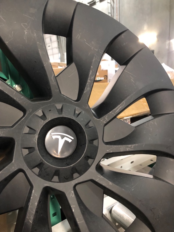 Photo 1 of *ONE HUBCAP IS MISSING - SEE NOTES*Tesla Wheel Cover Hubcaps 20-inch, Set of 4 