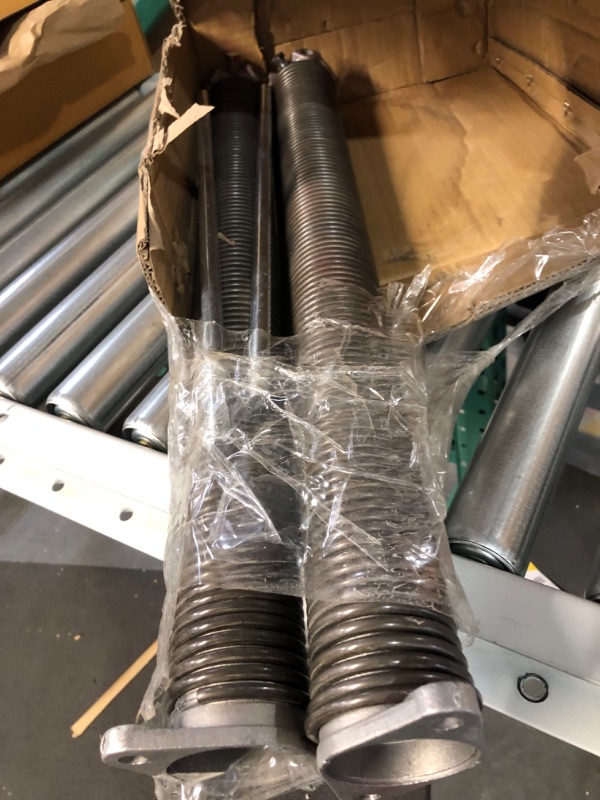 Photo 1 of *POSSIBLY MISSING PIECES* Garage Door Torsion Springs 2" (Pair) with 2 Non-Slip Winding Bars