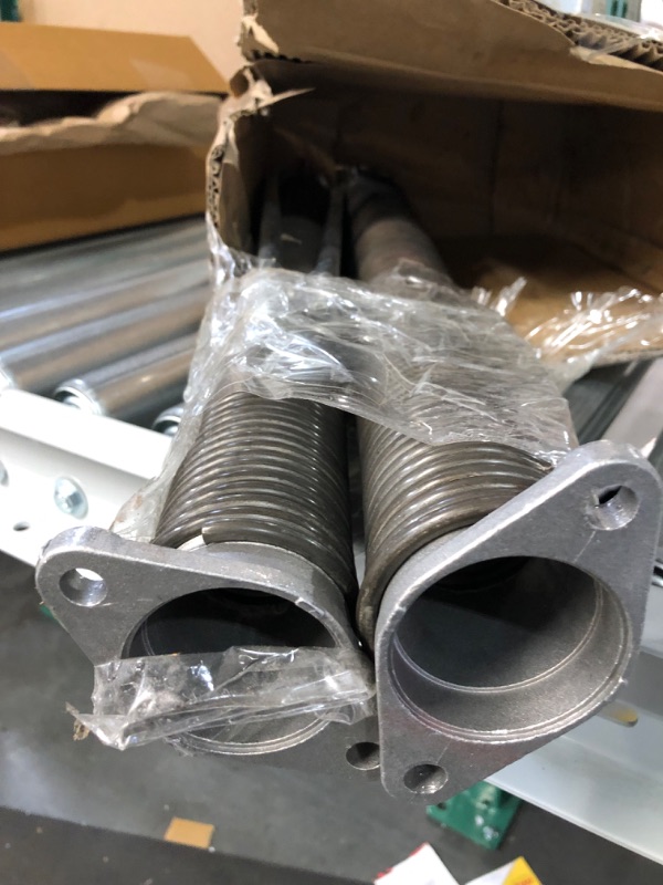 Photo 1 of *POSSIBLY MISSING PIECES* Garage Door Torsion Springs 2" (Pair) with 2 Non-Slip Winding Bars