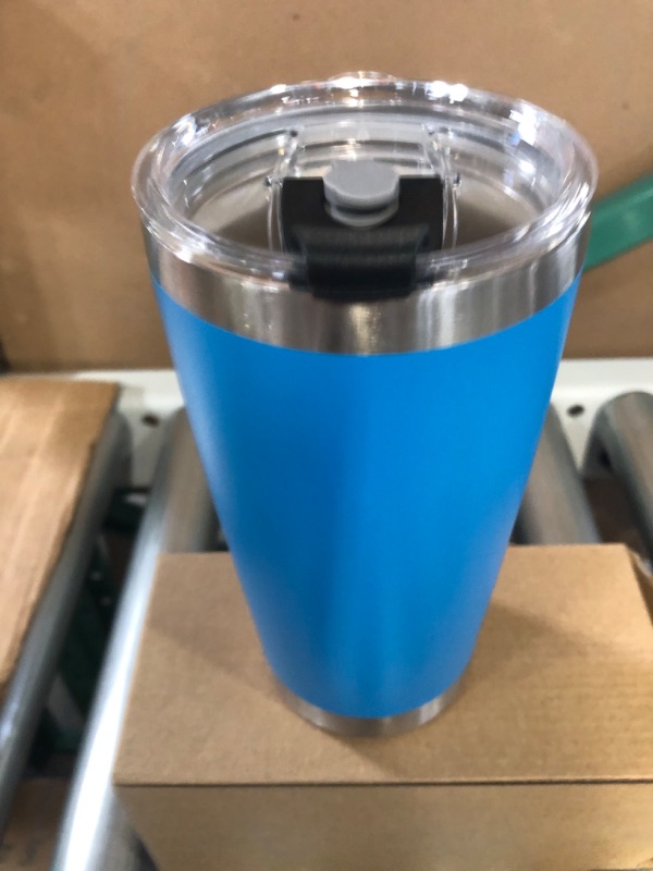 Photo 5 of 20 OZ Stainless Tumbler Vacuum Double Wall Insulation Travel Mug, Blue