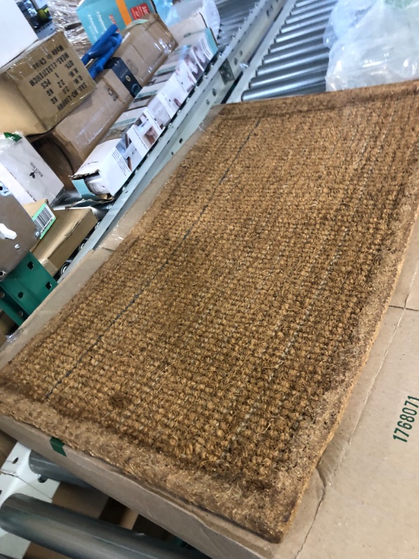 Photo 1 of *IN GOOD CONDITION* NINAMAR Door Mat All Natural Coir – 29.5 x 17.5 inch