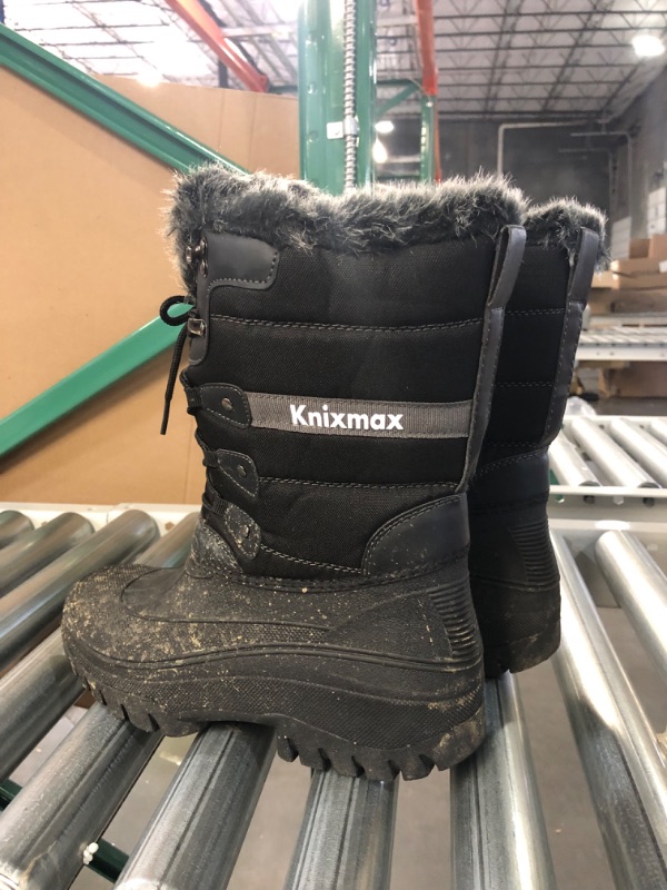 Photo 4 of *SEE NOTES*Knixmax Women's Winter Snow Waterproof Mid Calf Booties, Size: US Women's 10